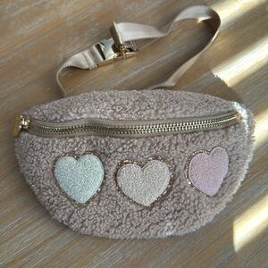 Stoney Clover Lane Patched Sherpa Fanny